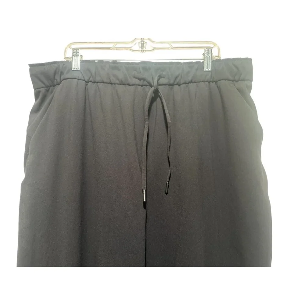 Lululemon Keep Moving Joggers Womens Size 18 Black Drawstring Waist Gorpcore - Picture 8 of 14